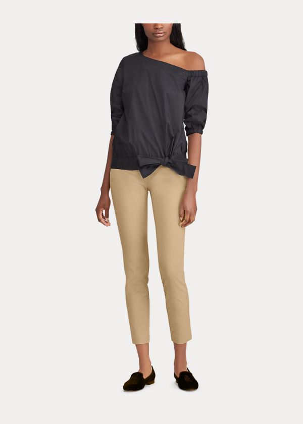 Calças Ralph Lauren Stretch Twill Skinny Mulher 17635-ZIXJ